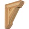 Ekena Millwork Traditional Slat Rough Sawn Bracket, Western Red Cedar, 6"W x 22"D x 26"H BKT06X22X26TRA06RWR - alternate 1